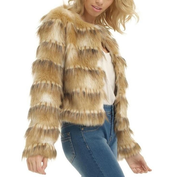 Faux Fur Jacket - Picture 1 of 8